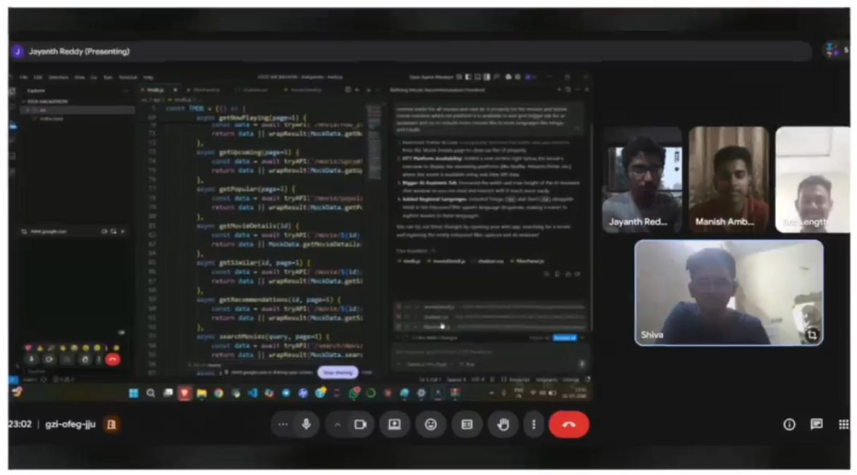 Project Explanation Session